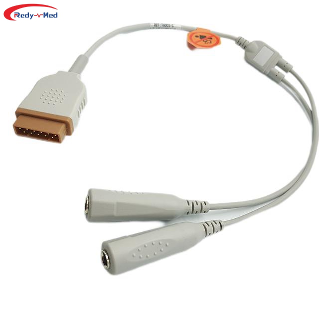 Compatible With GE Healthcare > Marquette Temperature Adapter Cable - 2016998-001