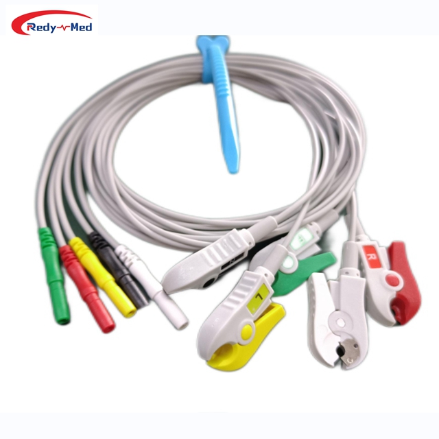 Compatible With DIN 3 Lead/5 Lead/7 Lead/10 Lead ECG Leadwires