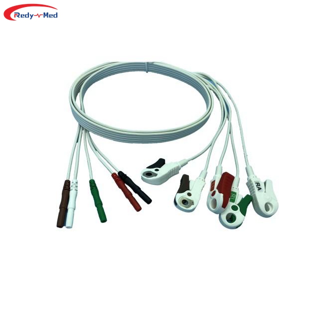 DIN Style 3 Lead/5 Lead Disposable ECG Leadwire