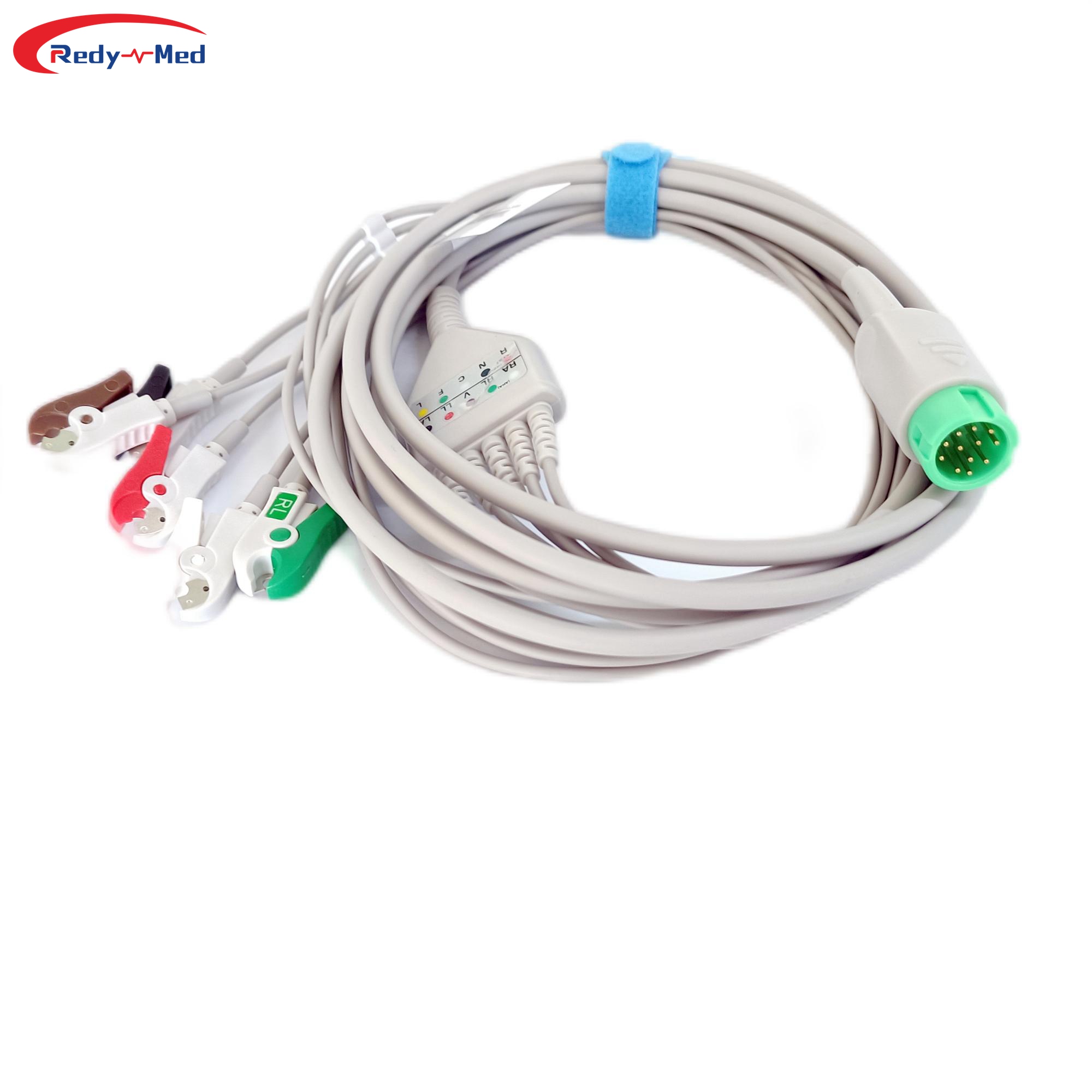 Compatible With Edan One-Piece 3 Lead/5 Lead ECG Cable
