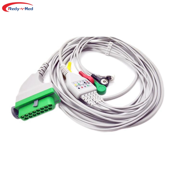 Compatible With Fukuda Denshi 3 Lead/5 Lead ECG Cable