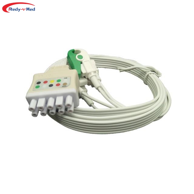 Compatible With GE Disposable 3 Lead/5 Lead ECG Leadwires