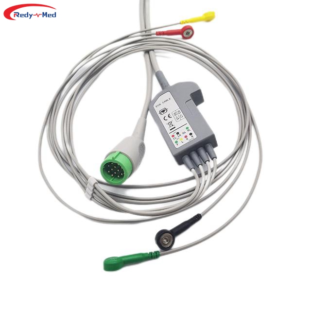 Compatible With Stryker > Medtronic > Physio Control Compatible 4 Lead ECG Trunk Cable - 11111