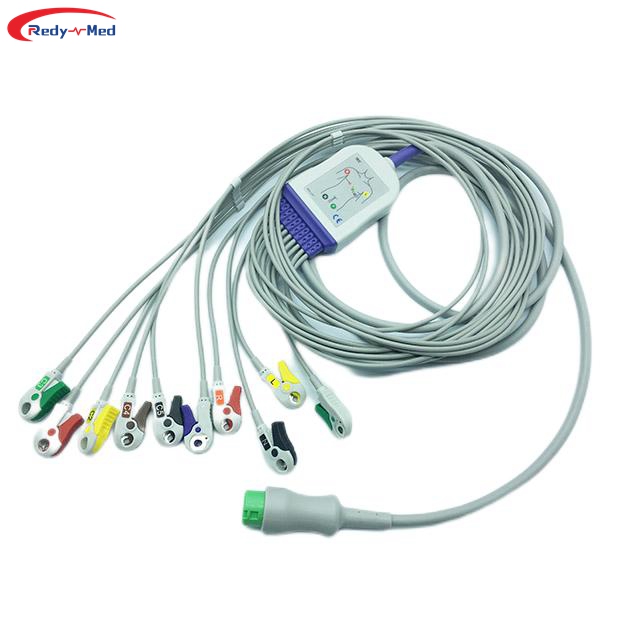 Compatible With Mindray 10 Lead One-Piece EKG Cable