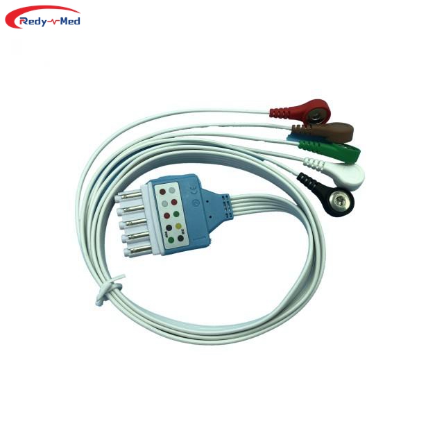 Compatible With Philips Disposable 3 Lead/5 Lead ECG Leadwires,989803173131