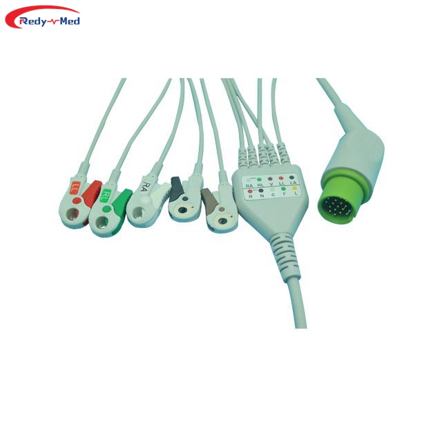  Compatible With Spacelabs One-Piece 3 Lead/5 Lead ECG Cable