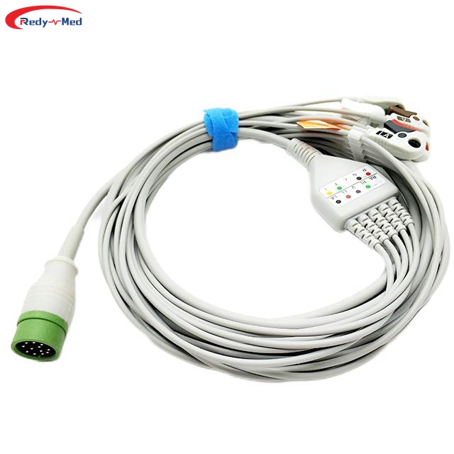 Compatible With Wego One-Piece 3 Lead/5 Lead ECG Cable