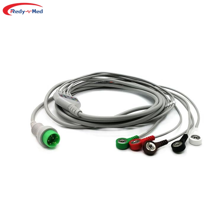 Compatible With NCC /Wisonic 3 Lead/5 Lead ECG Cable
