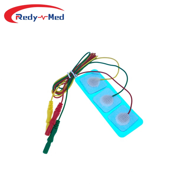 Disposable ECG Pre-Wired Electrode 3 Lead/5 Lead IEC SQ Radiotranslucent Solid Gel