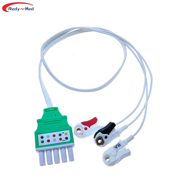 Compatible With Siemens/Draeger 3 Lead/5 Lead Disposable ECG Leadwires