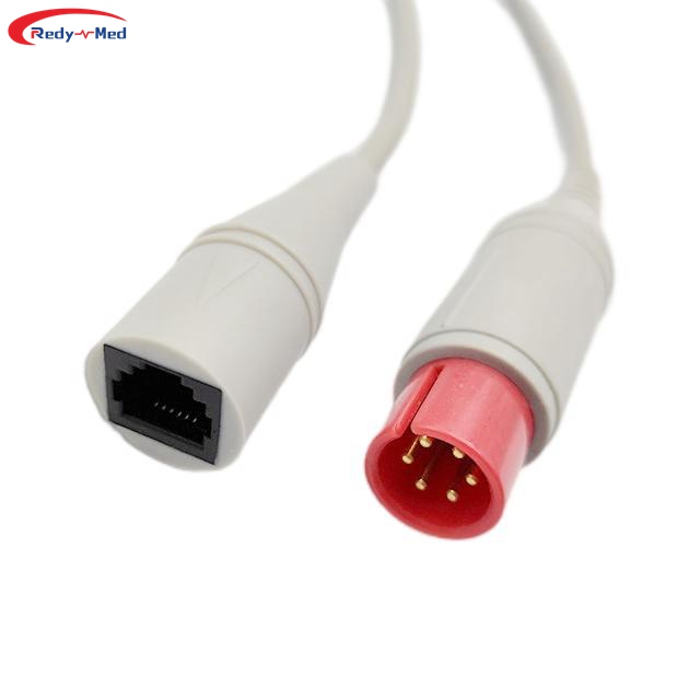 Compatible With AAMI 6Pin To Medex Abbott IBP Adapter Cable