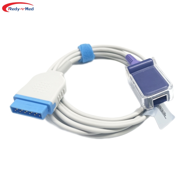 Compatible With GE Healthcare > Marquette SpO2 Adapter/Extension Cable - 2021406-001