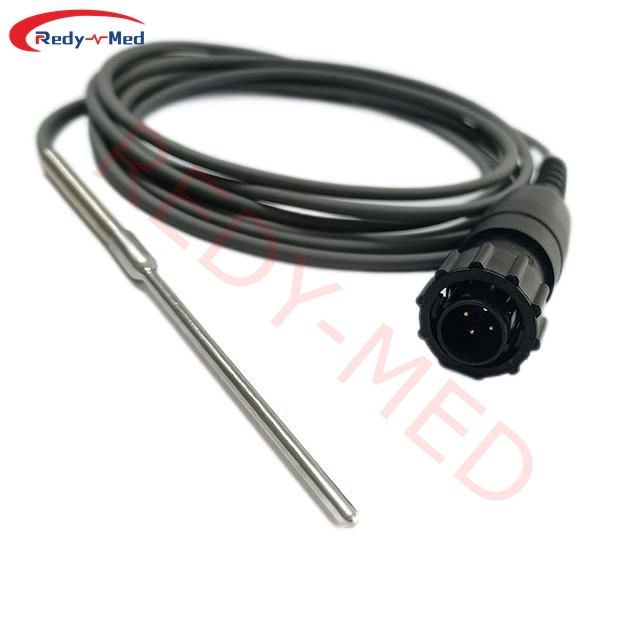 Spacelabs Reference solution in-line injectate temperature probe. Compatible with Datex-Ohmeda SP503
