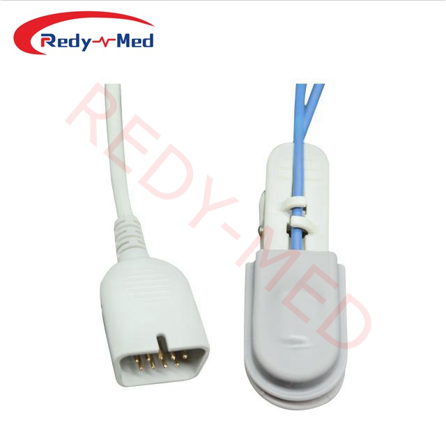 Compatible With Nihon Kohden Adult Ear Clip Spo2 Sensor,6143-012434