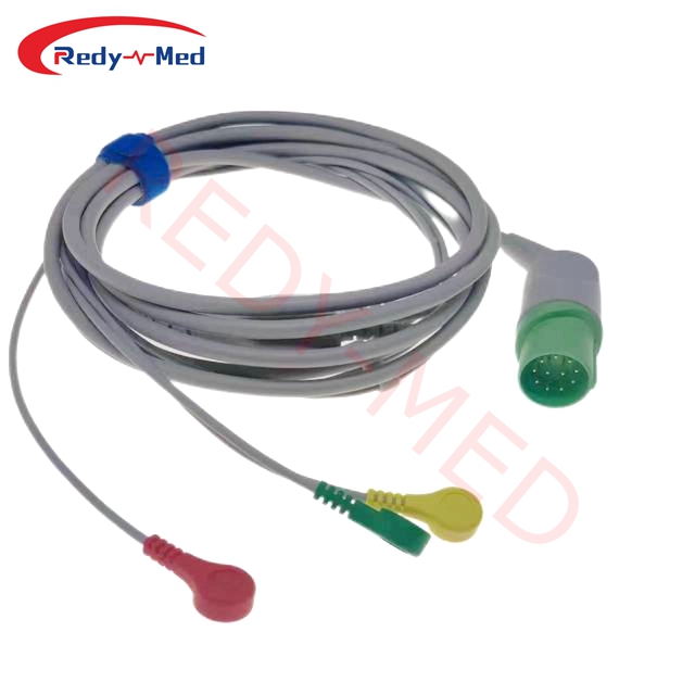 Compatible With Nihon Kohden ECG Cable For TEC-7621C, TEC-7631C, TEC-7721C, TEC-7731C, TEC-7731K, TEC-7700