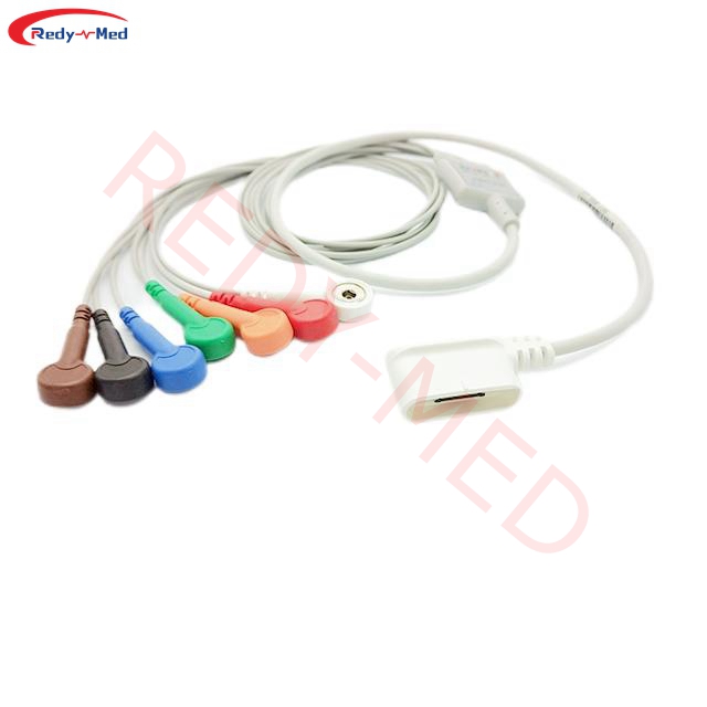 Compatible With GE SEER 1000 SEER Holter Monitor ECG Cables