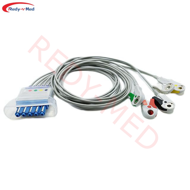 Philips M2601B ECG Telemetry Leadwire - 3 Lead/5 Leads