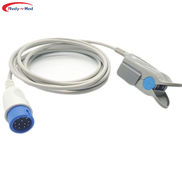 Compatible With Comen-Masimo C30 C90 12Pin Reusable Spo2 Sensor