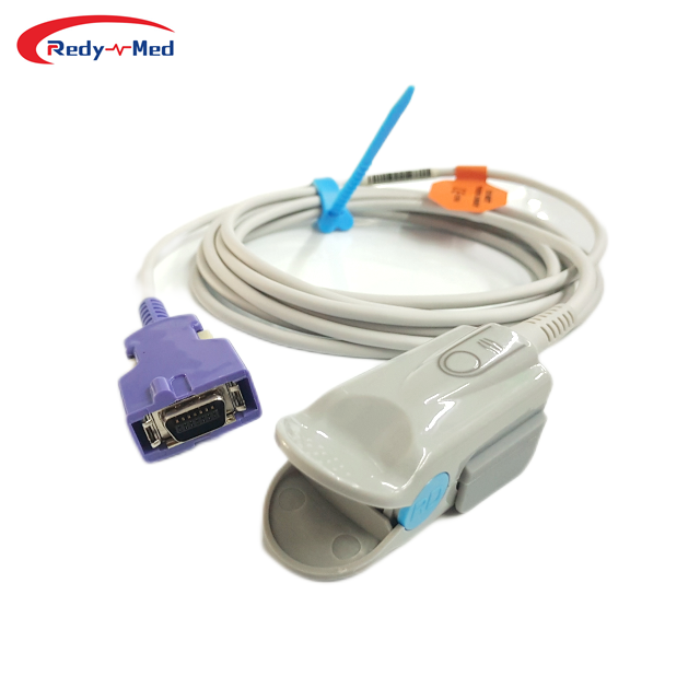 Compatible With Fukuda Denshi Dynascope DS-7100 14Pin Adult/Pediatric/Neonate Reusable Spo2 Sensor