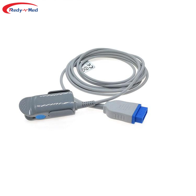 Compatible With GE/Datex/Ohmeda Adult/Pediatric/Neonate Reusable Spo2 Sensor OXY-F4-GE, TS-F2-GE (7 