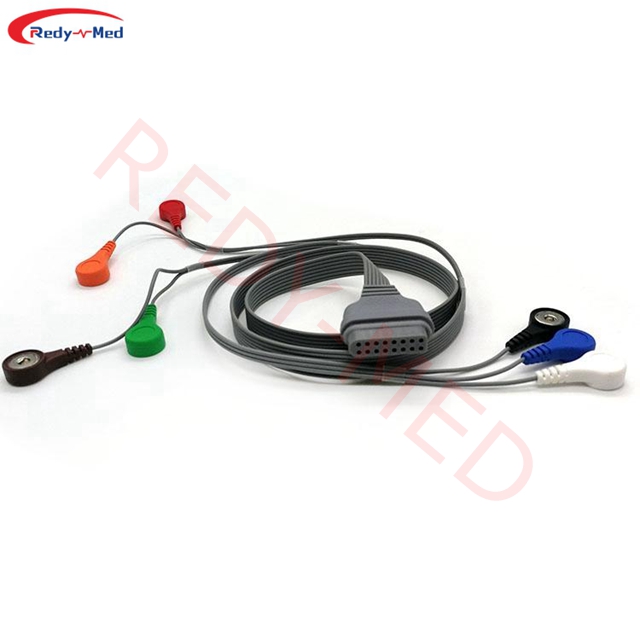 Compatible With Edan SE-2003 SE-2012 Holter ECG Cable